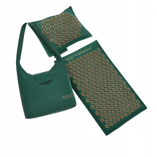 Мат для акупунктури  4FIZJO Eco Mat Аплікатор Кузнєцова Navy Green/Gold - фото №5
